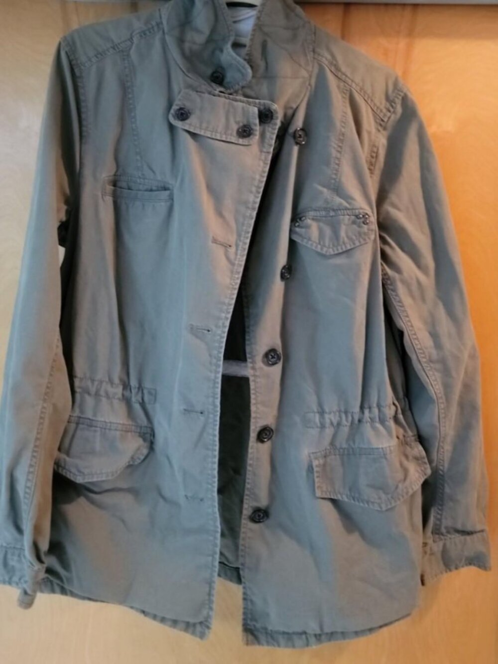 Banana Republic Women's Khaki and Green Jacket